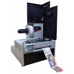 Imprimante d'étiquette couleur grande largeur VIP COLOR VP700, capot ouvert