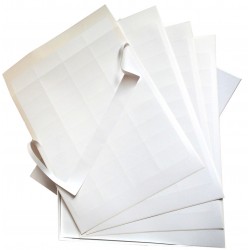 Etiquettes papier blanc...