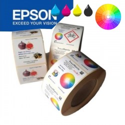 rouleau d'étiquettes Epson papier blanc brillant