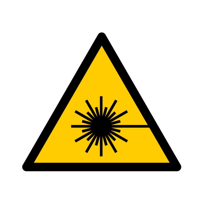 Pictogramme W004, Danger rayonnement laser