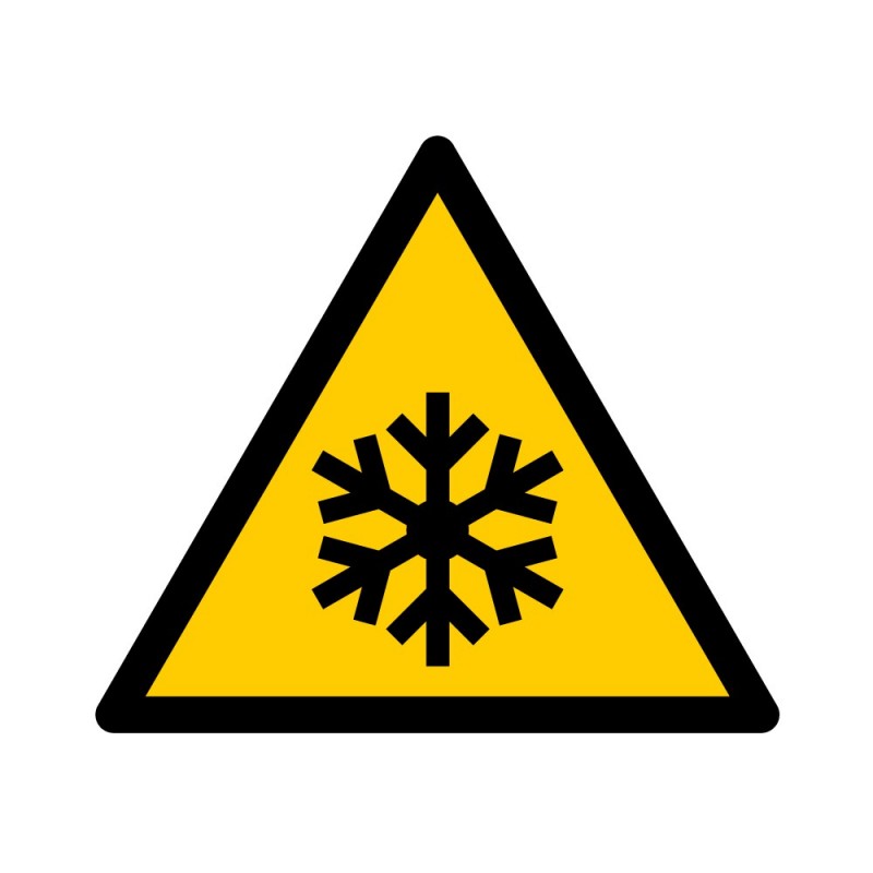 Pictogramme W010, Danger basse temperature