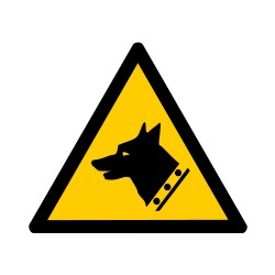 Pictogramme W013, Danger chien de garde