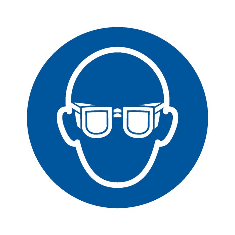 Pictogramme M004, Protection oculaire obligatoire