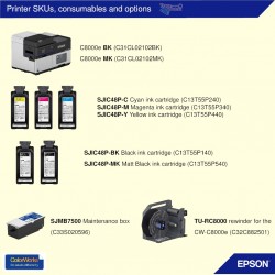 Epson C8000e et accessoires