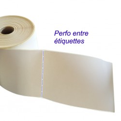 Perforation du liner entre les étiquettes