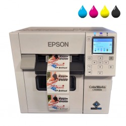 Imprimante d'étiquettes couleur en bobines, Epson-C4000 très haute qualité