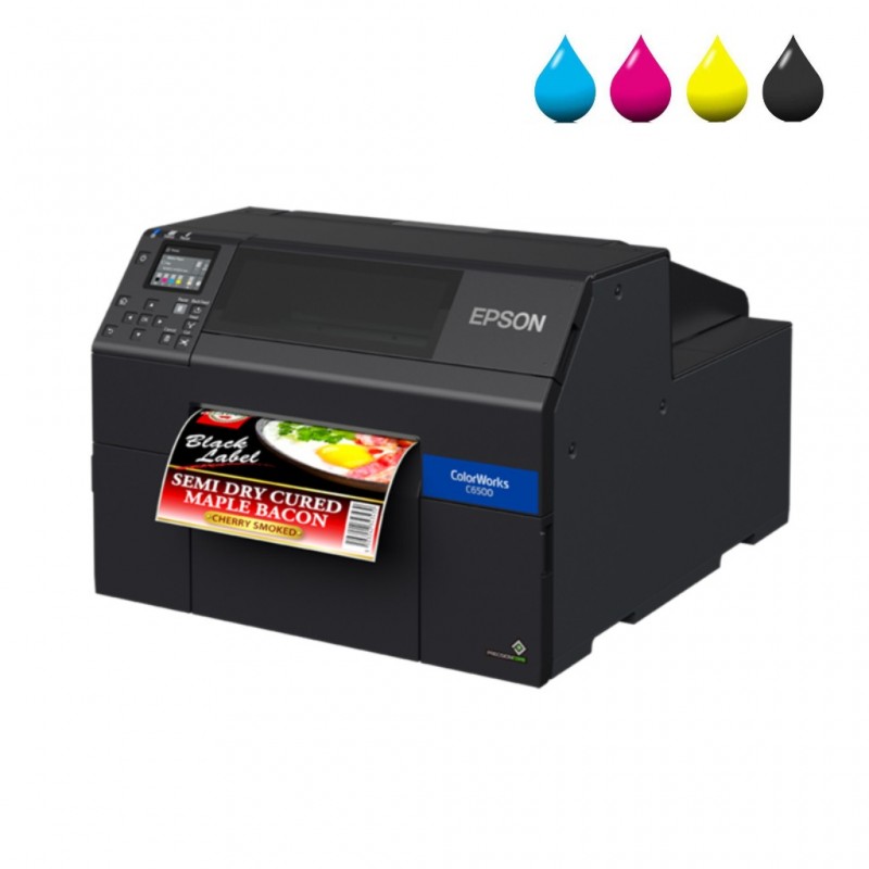 Imprimante d'étiquettes couleur grande largeur Epson C6500Ae