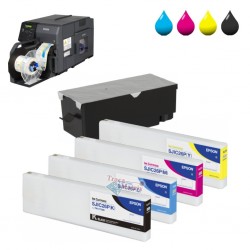 Cartouches d'encres DURABrite Ultra pour imprimante d'étiquettes couleur EPSON C7500