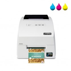 Imprimante d'étiquettes couleur DTM Print LX500ec vue de face